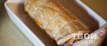 Рулет из свинины с овощами - пошаговый рецепт приготовления с фотографиями