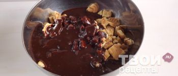 Шоколадная колбаса - пошаговый рецепт приготовления с 
фотографиями