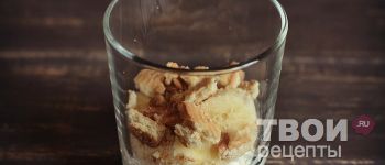 Творожный десерт с печеньем и бананом - рецепт с фотографиями