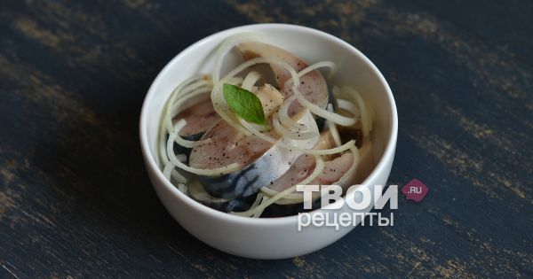 Маринованная скумбрия рецепт с пошаговым