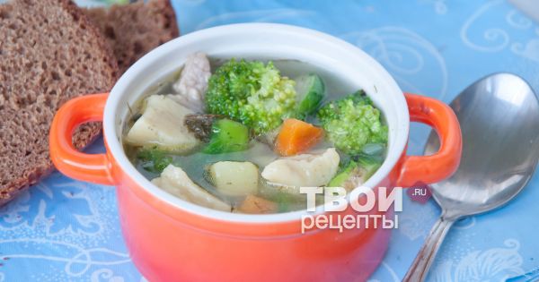 Суп с брокколи рецепт с фото пошагово