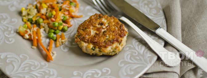 Куриные котлеты с овсянкой Куриные котлеты с овсянкой - Рецепт