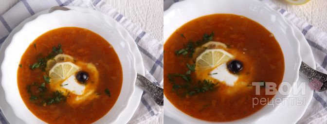Солянка мясная Солянка мясная - Рецепт
