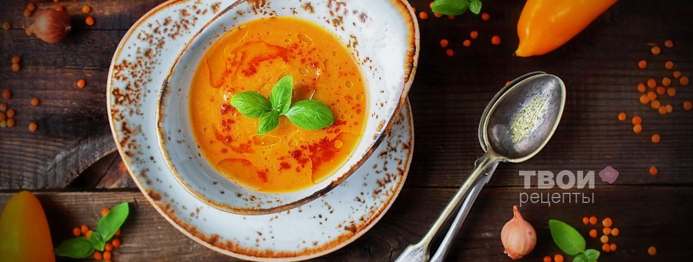 Постный суп из чечевицы - Рецепт
