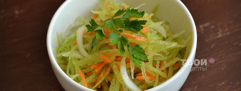 Салат из редьки с морковью - Рецепт