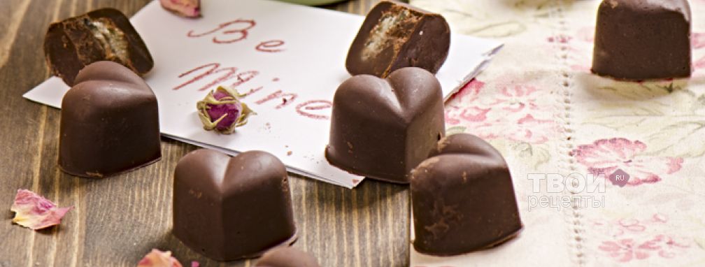 Шоколадные конфеты с начинкой из имбирных цукатов - Рецепт