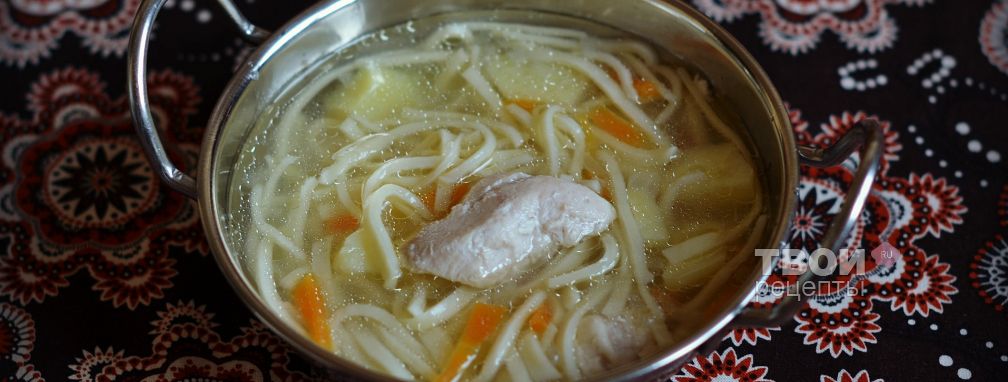 Суп куриный в мультиварке - Рецепт