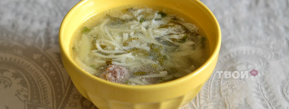 Суп с лапшой в мультиварке - Рецепт