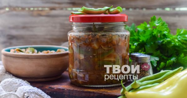 Аппетитная фасоль с шампиньонами и овощами – пошаговый рецепт приготовления с фото