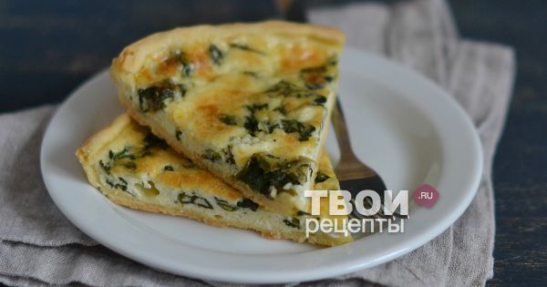 Пирог со шпинатом и шампиньонами - вкусный рецепт с пошаговым фото