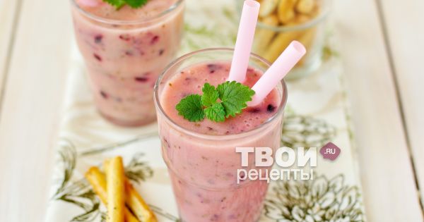 Смузи из черной смородины - вкусный рецепт с пошаговым фото