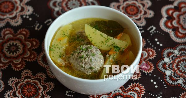 Мясные тефтели с картофелем в томатном соусе