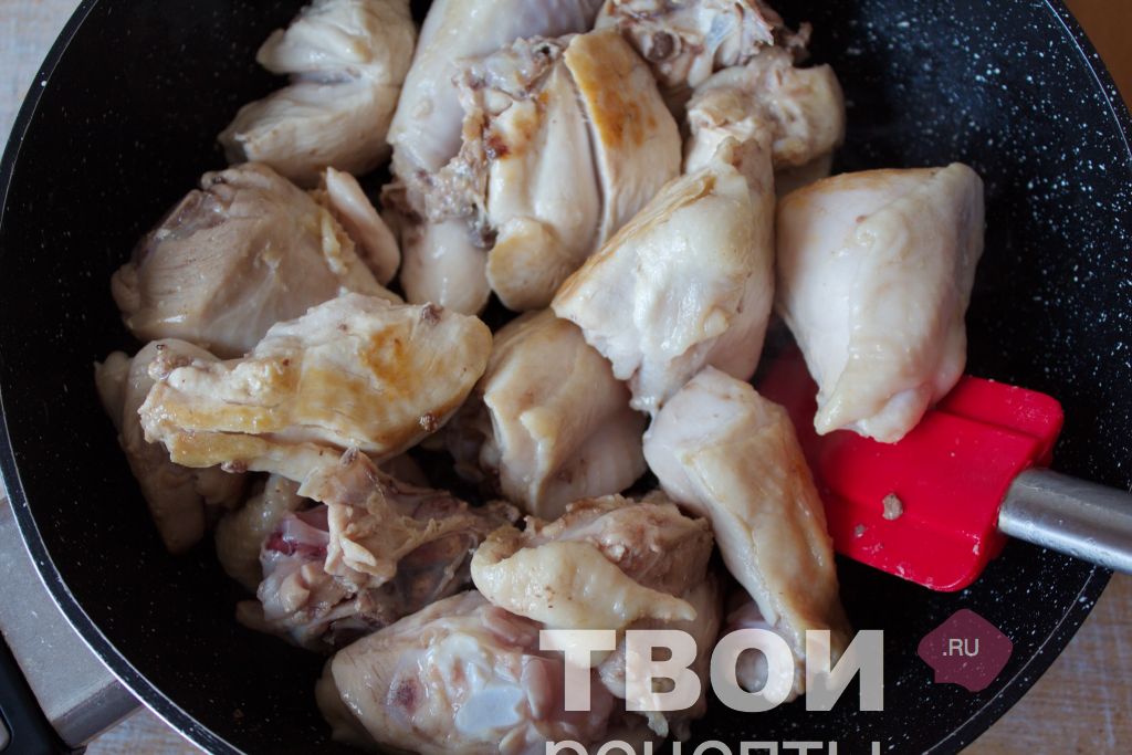 Жареное филе курицы с помидорами рецепт с фото пошагово