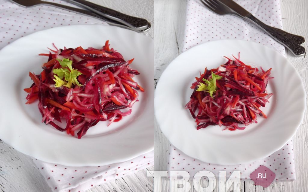 Салат из цветной капусты и помидора (пошаговый фото рецепт) - ВашВкус